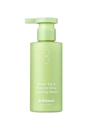 Značkový by Wishtrend Green Tea Enzyme Milky Foaming wash - jemně exfoliační čistící pěna se Zeleným čajem