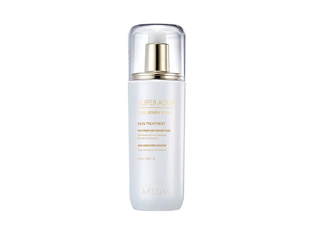 Missha Super Aqua Cell Renew Snail Essential Moisturizer - vysoce hydratační pleťová essence Cenová Bomba