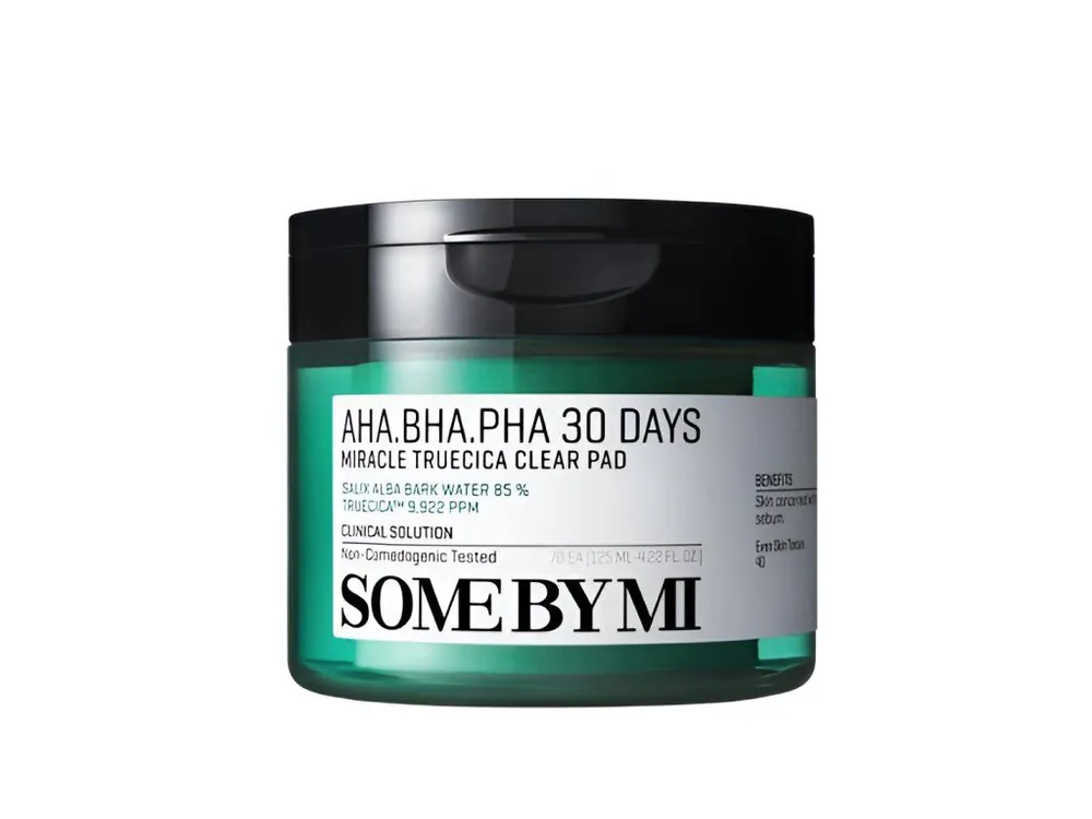 Some By Mi AHA BHA PHA 30 Days Miracle Truecica Clear pad - exfoliační tonerové pleťové tampony Doprava Zdarma