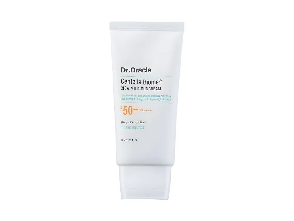 Dr. Oracle Centella Biome Cica Mild Suncream SPF50+/PA++++ - zklidňující pleťový krém s ochranným faktorem Odeslání Ihned