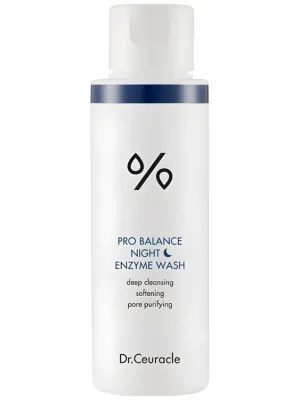Dr. Ceuracle Pro-Balance Night Enzyme wash - enzymatický čistící pudr s dřevěným uhlím Horká Nabídka