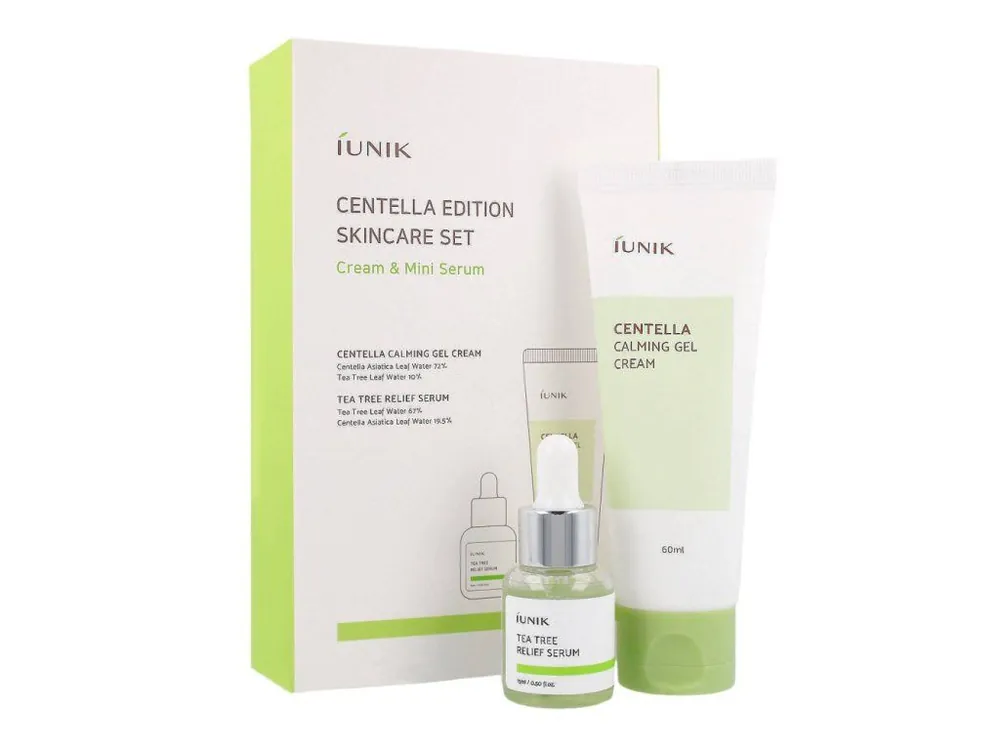 IUNIK Centella Edition Skincare set - sada miniatur pro zklidnění pleti s Pupečníkem Asijským Poslední Šance