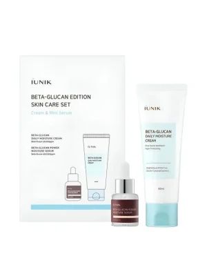 IUNIK Beta-Glucan Edition Skincare set - sada vysoce hydratační produktů na pleť s Beta-Glukanem Výhodná Nabídka