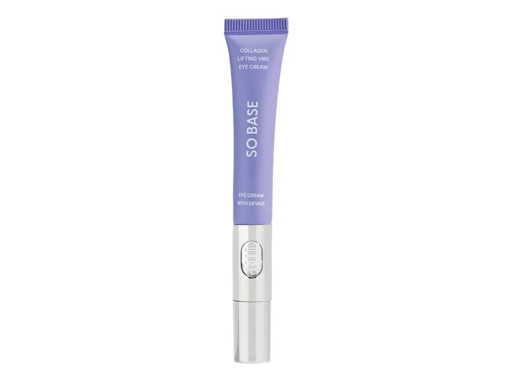 Nejprodávanější SO BASE Collagen Lifting VIBE Eye cream with device - liftingový oční krém se zabudovaným zařízením pro lifting pleti