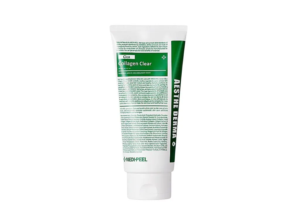 Medi-Peel Cica Collagen Clear - čistící pěna s Pupečníkem Asijským pro problematickou pleť Expresní Doručení