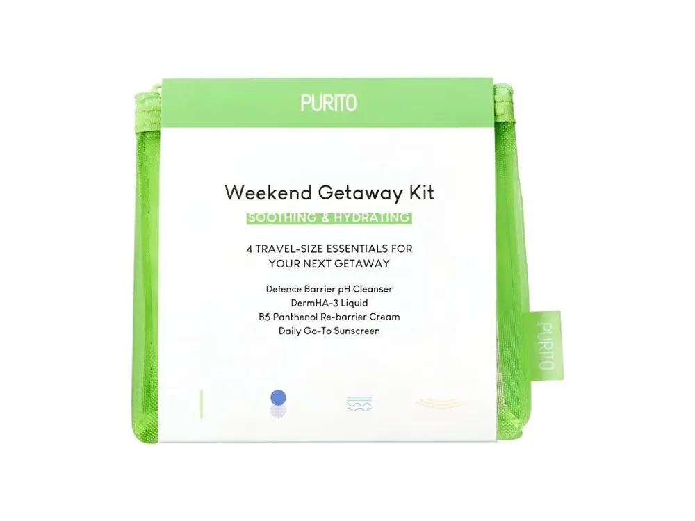 Víkendová Akce Purito Weekend Getaway Kit - sada hydratačních produktů v cestovním balení