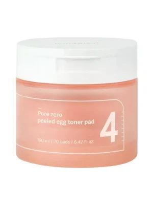 Numbuzin Pore Zero Peeled egg toner pad - čistící, tonizační pleťové tamponky Časově Omezené