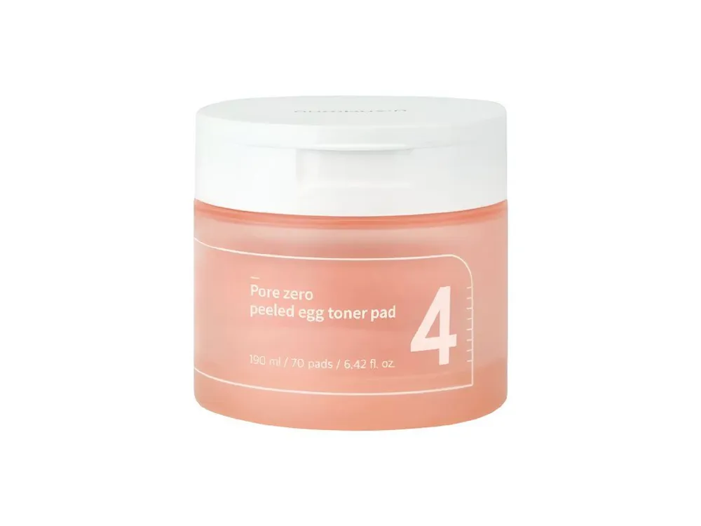 Numbuzin Pore Zero Peeled egg toner pad - čistící, tonizační pleťové tamponky Časově Omezené