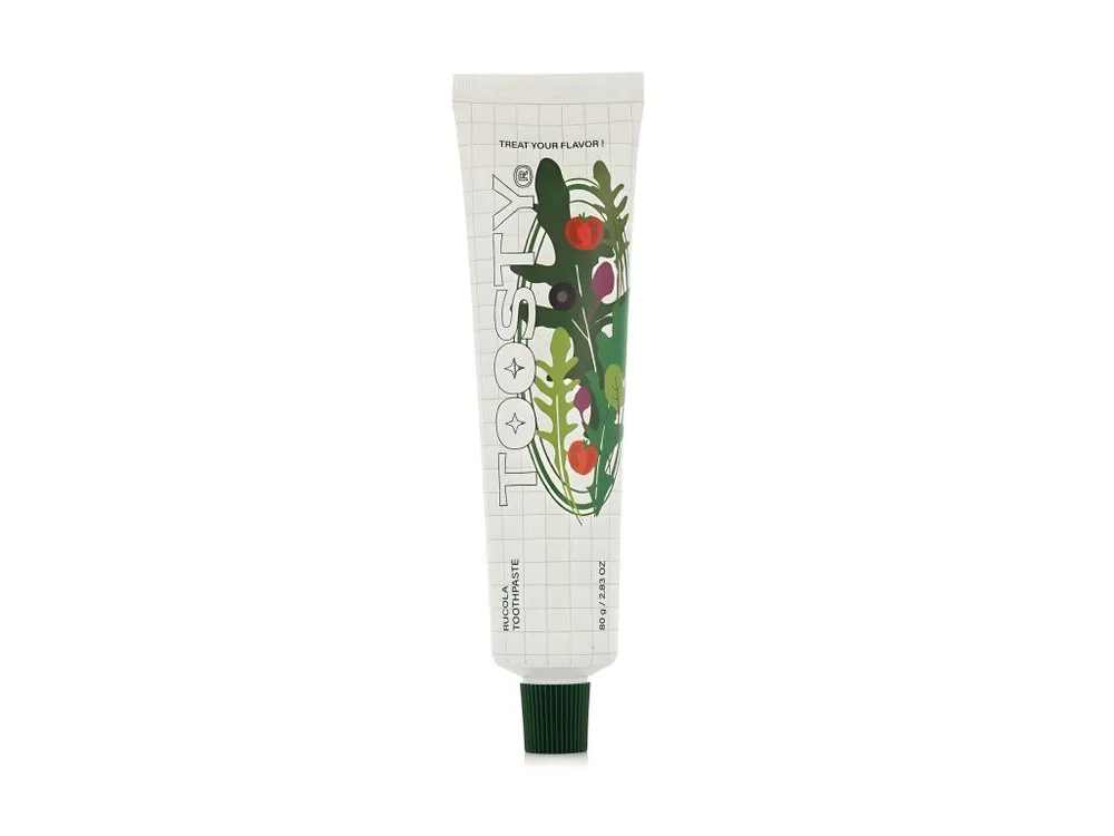 Speciální Cena Toosty Rucola Toothpaste - osvěžující zubní pasta s mátovým olejem a Rukolou