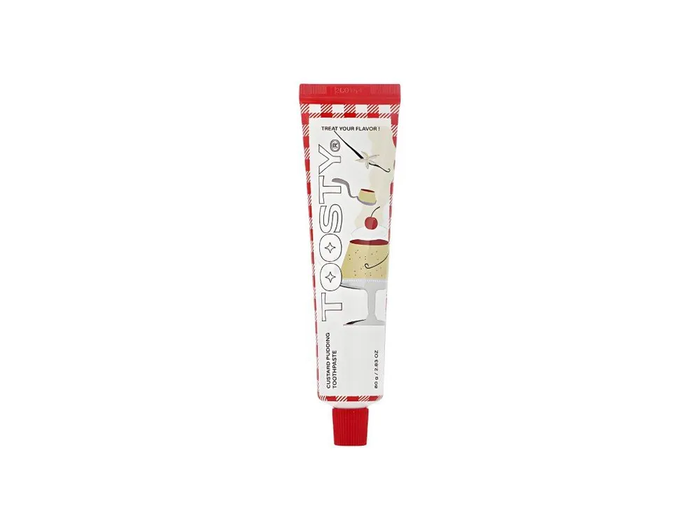 Toosty Custard Pudding Toothpaste - bělící zubní pasta s příchutí Vanilkového pudinku Expresní Doručení