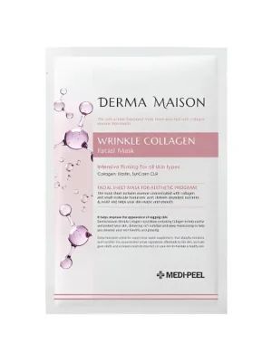 Medi-Peel Derma Maison Wrinkle Collagen facial mask - anti-aging plátýnková maska s Kolagenem Autentický