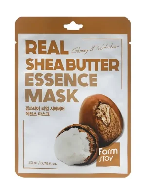 Bezpečná Platba Farm Stay Real SheaButter Essence mask - vyživující plátýnková maska s Bambuckým máslem