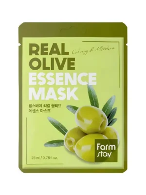 Farm Stay Real Olive Essence mask - hydratační plátýnková maska s extraktem z Oliv Výprodej