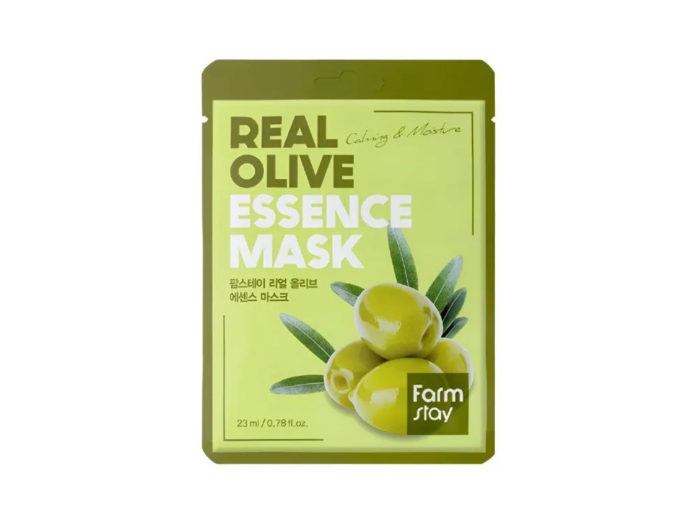 Farm Stay Real Olive Essence mask - hydratační plátýnková maska s extraktem z Oliv Výprodej