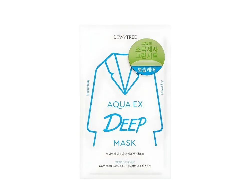Dewytree Aqua EX Deep mask - vysoce hydratační plátýnková maska Pouze Dnes
