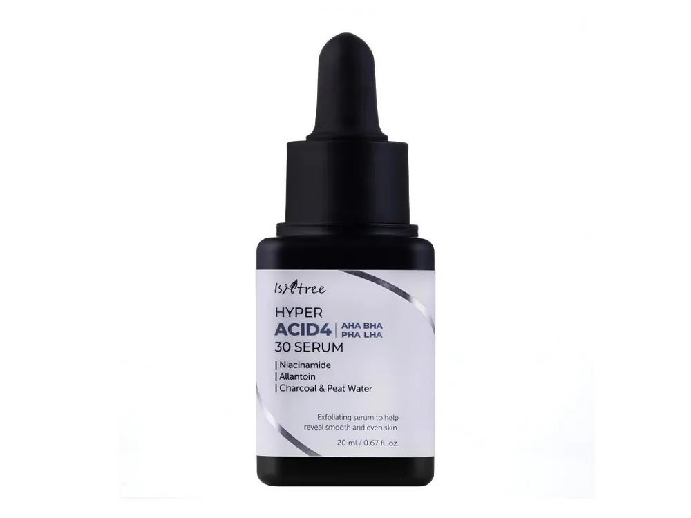 Isntree Hyper Acid4 AHA BHA PHA LHA 30 serum - exfoliační pleťové sérum se 4 kyselinami Výhodná Nabídka