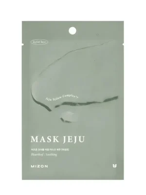 Mizon Joyful Time Mask Jeju Heartleaf - zklidňující plátýnková maska s výtažkem z Touleně srdčité Cenově Výhodný