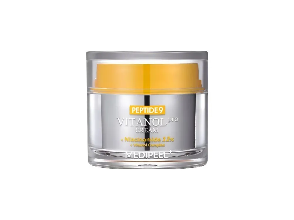 Medi-Peel Peptide9 Vitanol Pro Cream - rozjasňující protivráskový krém s Peptidy a Niaciamidem Časově Omezené