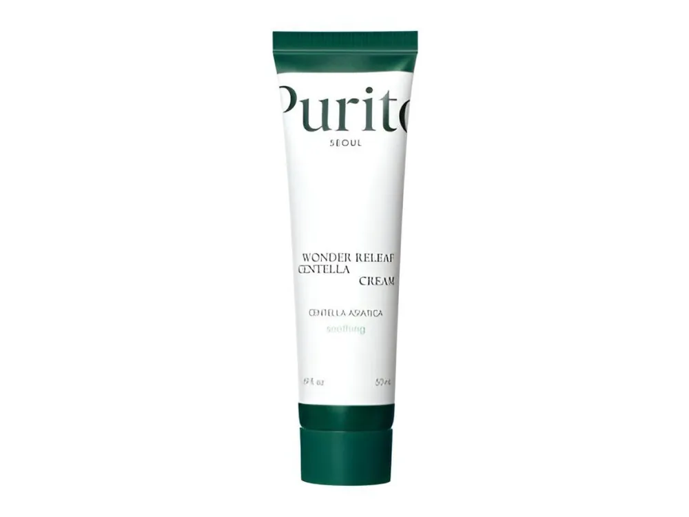 Purito Wonder Releaf Centella cream - zklidňující regenerační pleťový krém s Pupečníkem Asijským Časově Omezené