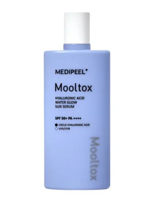Vrácení Zdarma Medi-Peel Mooltox Hyaluronic Acid Water Glow Sun serum SPF50+/PA++++ - lehké hydratační SPF50+/PA++++ s Kyselinou Hyaluronovou