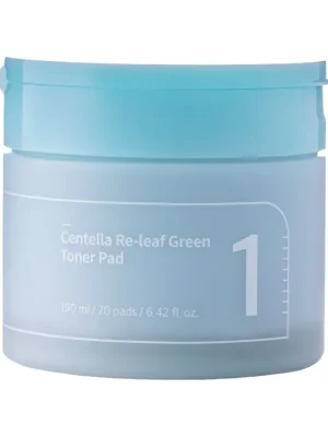 Numbuzin Centella Re-leaf Green Toner Pad - zklidňující pleťové tamponky Bezpečná Platba