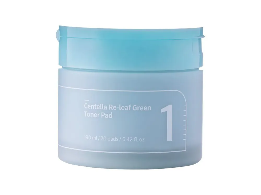 Numbuzin Centella Re-leaf Green Toner Pad - zklidňující pleťové tamponky Bezpečná Platba