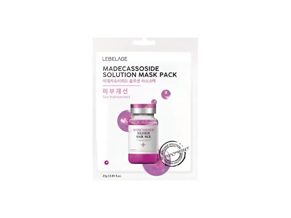 Lebelage Madecassoside Solution Mask pack - revitalizační plátýnková maska Časově Omezené
