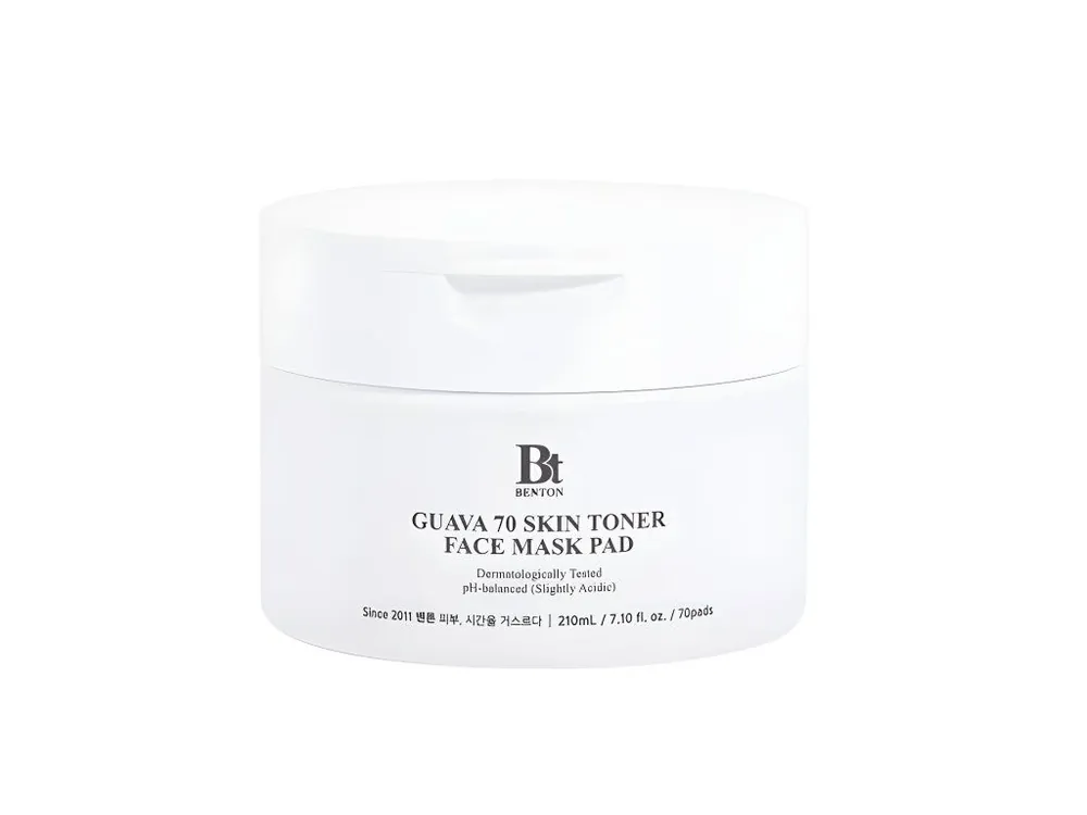 Časově Omezené Benton Guava 70 Skin Toner Face mask pad - hydratační tonerové polštářky s Azulenem