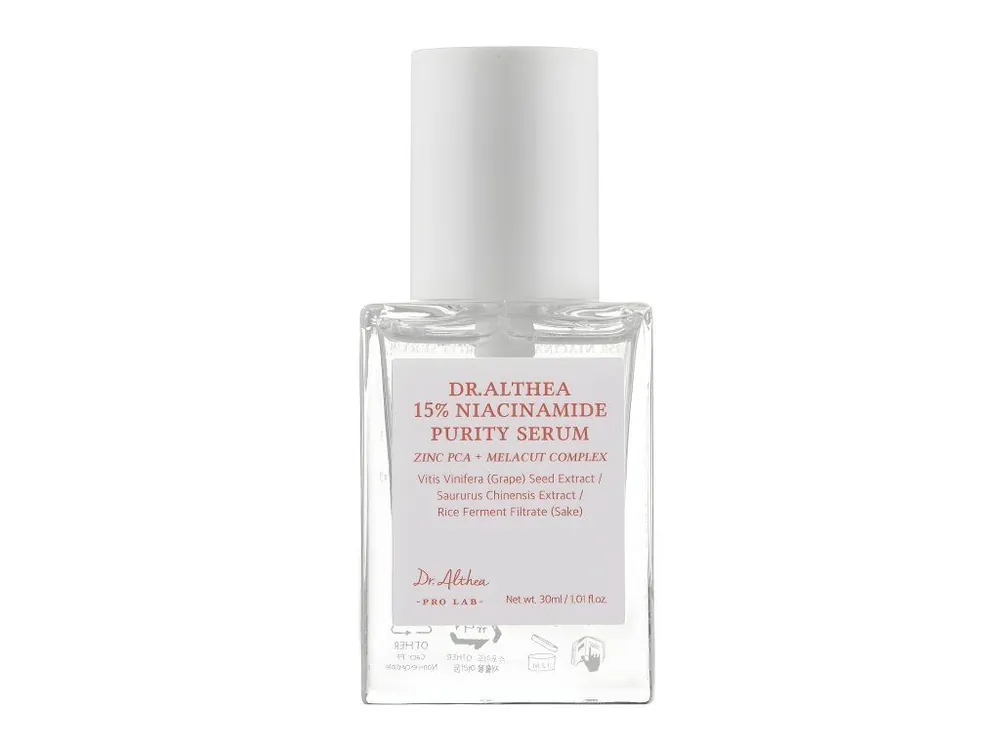 Víkendová Akce Dr. Althea 15% Niacinamide Purity serum - rozjasňující pleťové sérum s Niaciamidem