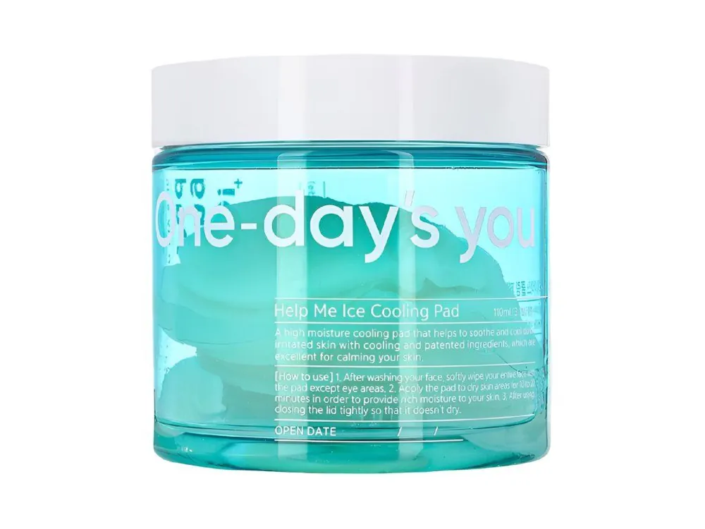 One-day’s You Help Me Ice Cooling Pad - ochlazující tonerové tampónky Omezená Nabídka