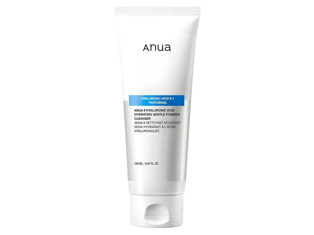 ANUA 8 Hyaluronic Acid Hydrating Gentle Foaming cleanser - hydratační čistící pěna Víkendová Akce