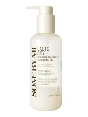 Some By Mi Lacto Soy Sebum & Blackhead cleansing oil - Dvoufázový hydrofilní olej se sójou Finální Výprodej