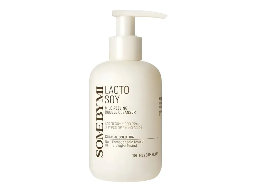 Akční Nabídka Some By Mi Lacto Soy Mild Peeling Bubble cleanser - Jemná exfoliační pěna s laktobakteriemi