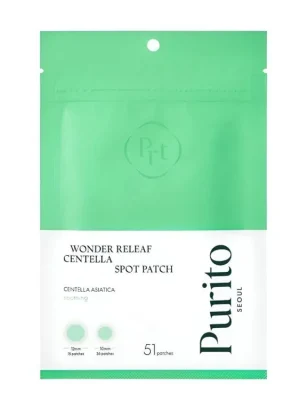 Purito Wonder Releaf Centella Spot Patch - hojivé náplasti na akné s protizánětlivým účinkem Levný