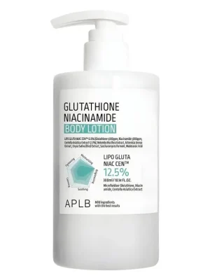 APLB Glutathione Niacinamide Body Lotion - Tělové mléko s glutathionem a niacinamidem Novinka
