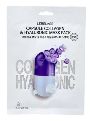 Lebelage Capsule Collagen mask pack - revitalizační pleťová maska s Kolagenem Originální