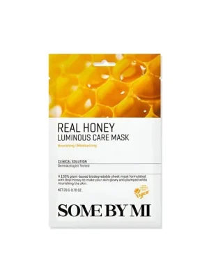Some By Mi Real Honey Luminous care mask - rozjasňující plátýnková maska s Medem Nová Kolekce