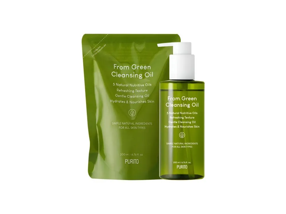 Nová Kolekce Purito From Green Cleansing Oil refill set - čistící pleťový olej+náhradní náplň