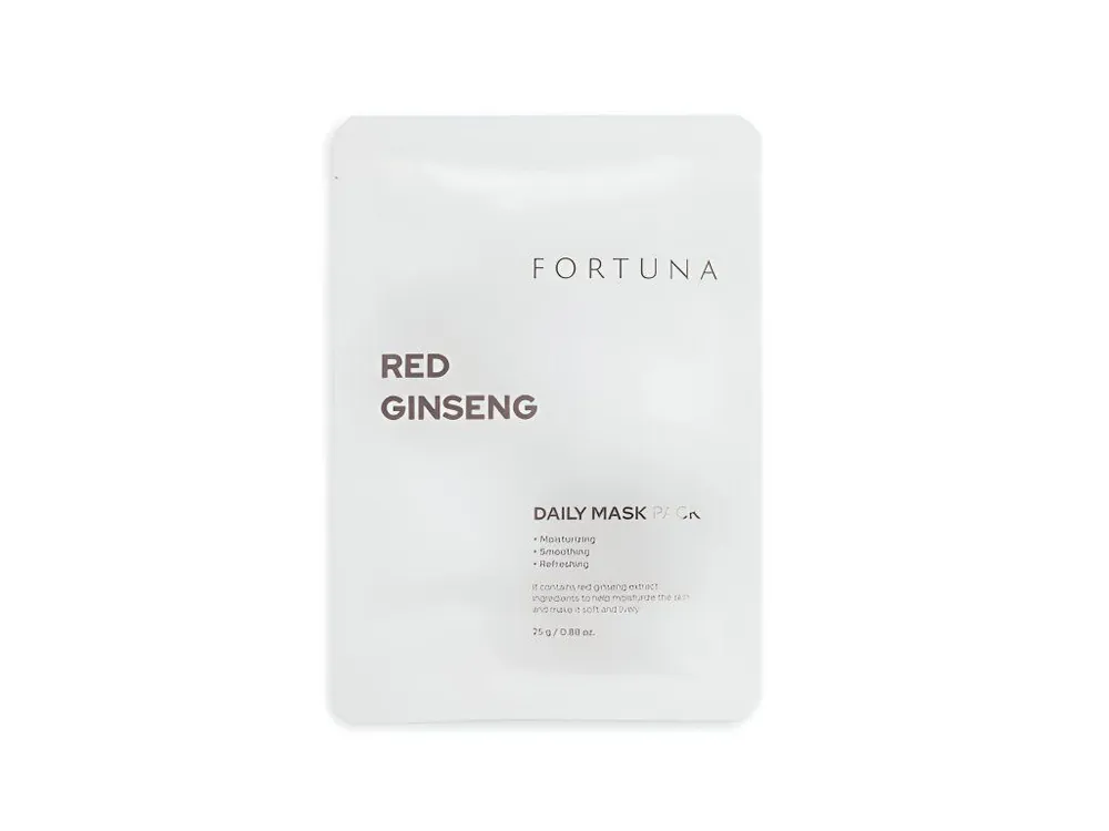 Fortuna Red Ginseng Daily Mask pack - ženšenová pleťová maska proti vráskám Tovární Cena