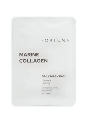 Oblíbený Fortuna Marine Collagen Daily Mask Pack - plátýnková maska s Mořským kolagenem