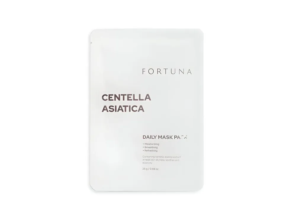 Novinka Fortuna Centella Asiatica Daily Mask Pack - zklidňující plátýnková maska s Pupečníkem Asijským