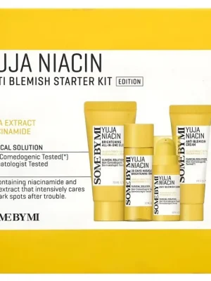 Some By Mi Yuja Niacin Anti Blemish Starter Kit - 4dílná sada rozjasňujících produktů Nejprodávanější
