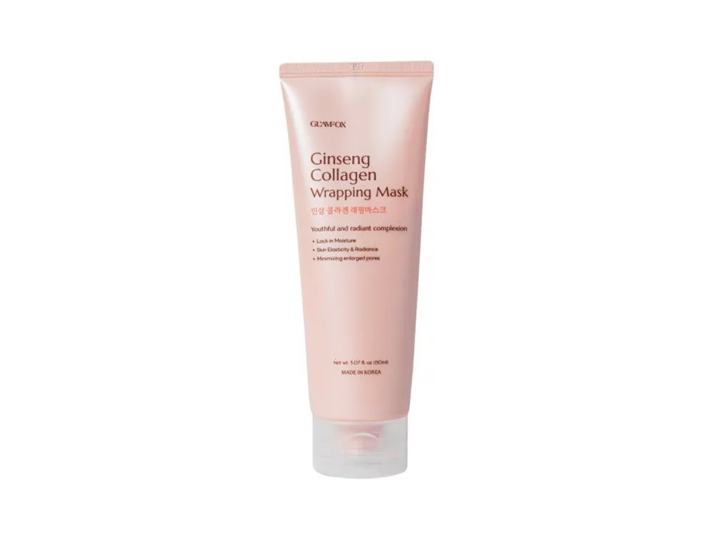 Glamfox Ginseng Collagen Wrapping mask - ženšenová slupovací maska Originální