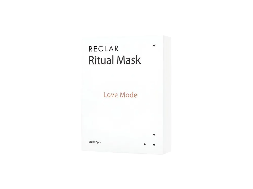 Reclar Love Mode mask - Rituální hydratační plátýnková maska Pouze Dnes
