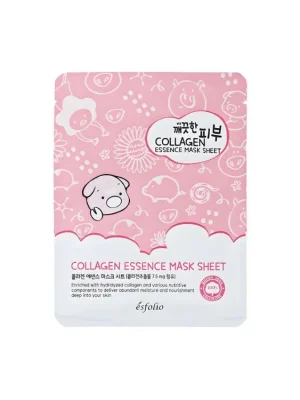 Autentický Esfolio Collagen Essence mask sheet - plátýnková maska s Kolagenem
