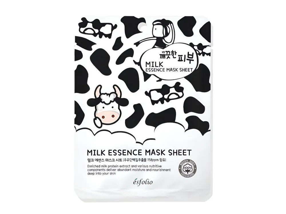 Kup Teď Esfolio Milk Essence Mask sheet - vyživující maska s mléčnými proteiny