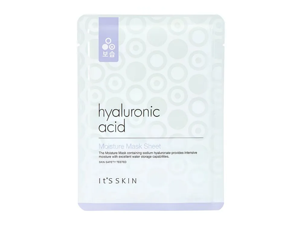 It´s Skin Hyaluronic Acid Moisture mask sheet - hydratační plátýnková maska s Kyselinou Hyaluronovou Nakupujte Hned