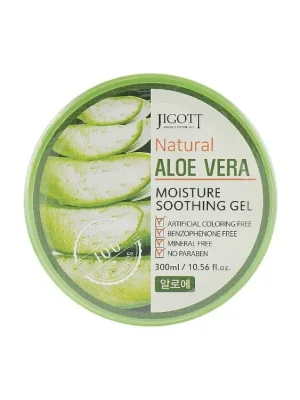 Levný Jigott Natural Aloe Vera Moisture Soothing gel - hydratační gel s Aloe Vera