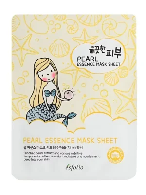 Esfolio Pearl Essence mask sheet - vyživující maska s perlovým extraktem Dokud Zásoby Vydrží