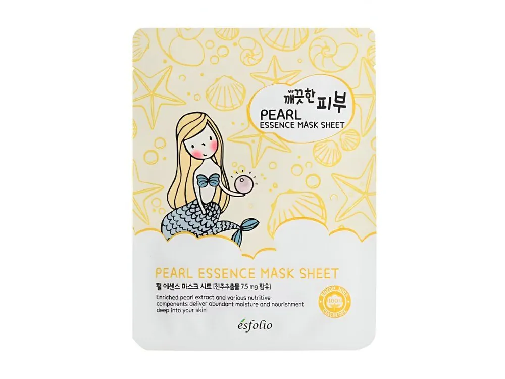 Esfolio Pearl Essence mask sheet - vyživující maska s perlovým extraktem Dokud Zásoby Vydrží